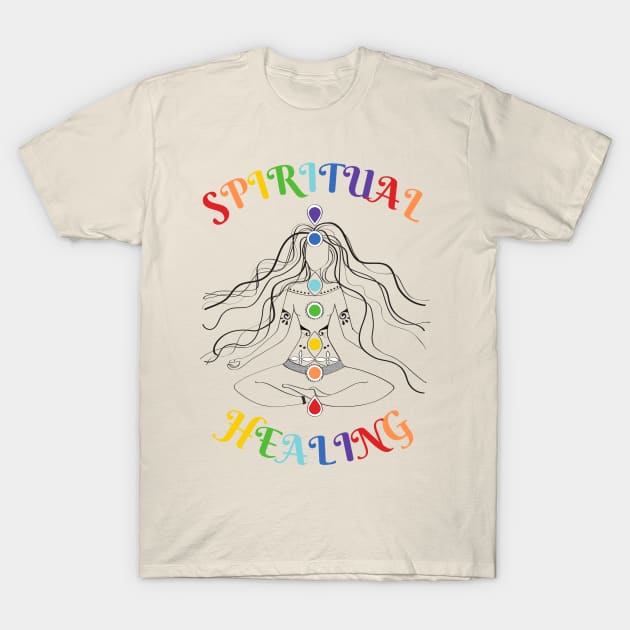 Chakra Spiritual Healing T-Shirt by Hypnotic Highs